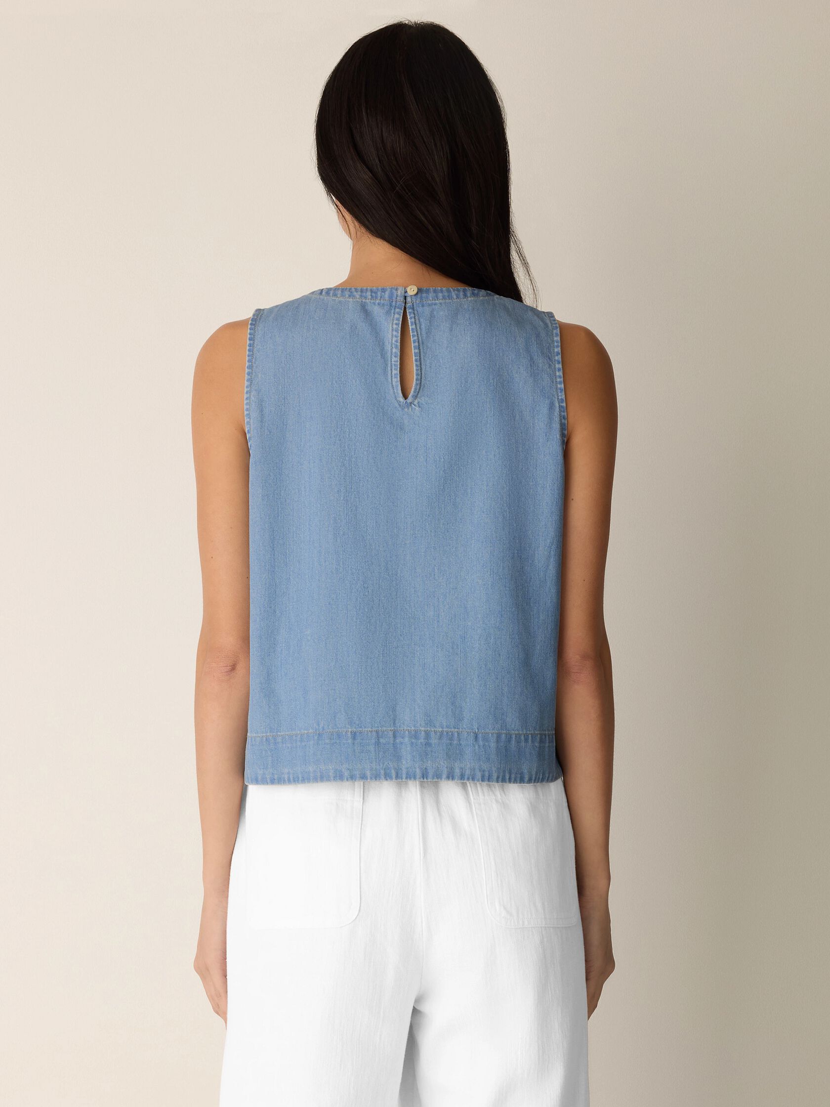 Lightweight Organic Cotton Denim Shell