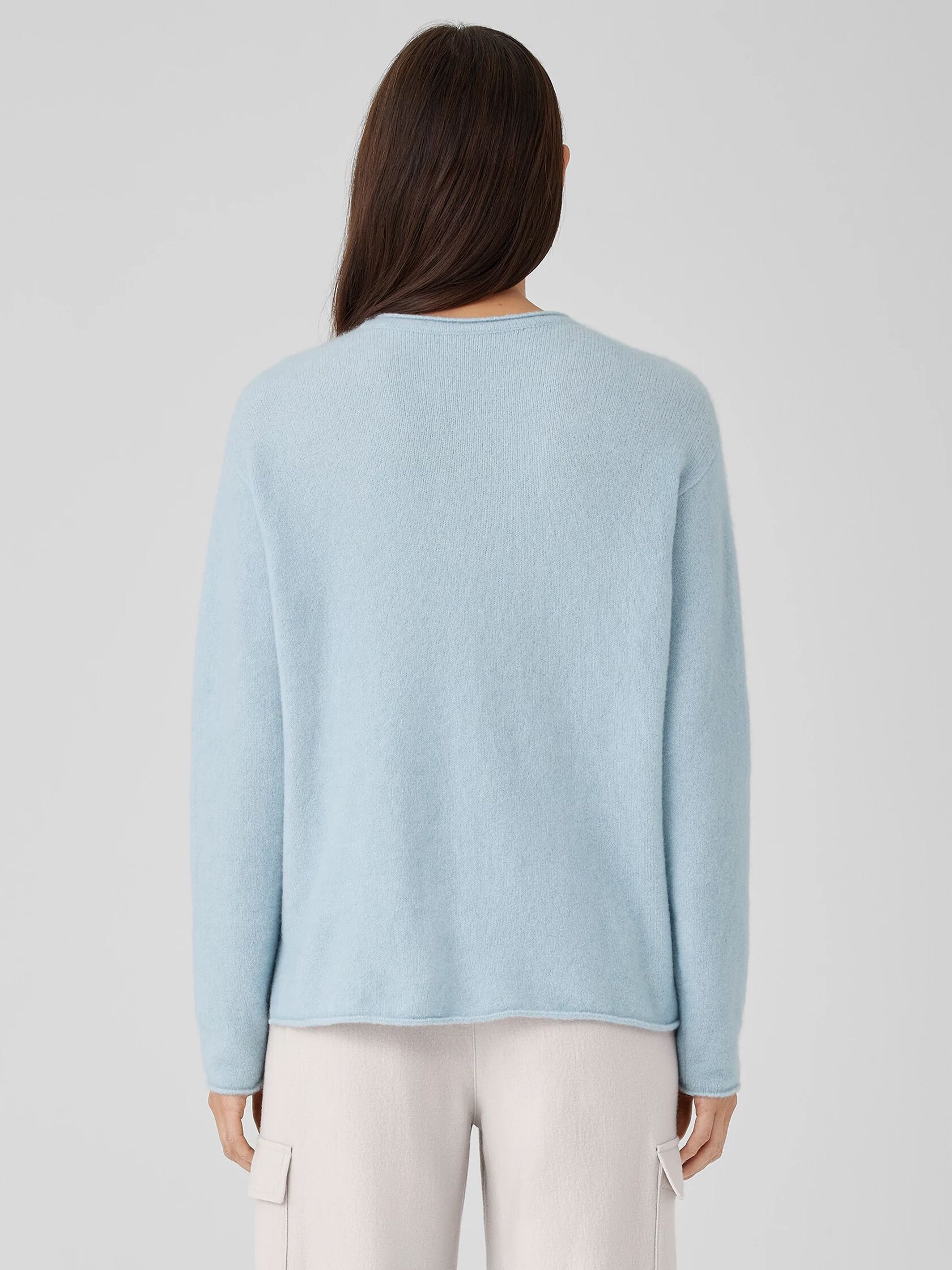 Cashmere Silk Bliss Crew Neck Top