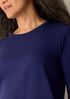 Organic Pima Cotton Jersey 3/4-Sleeve Tee