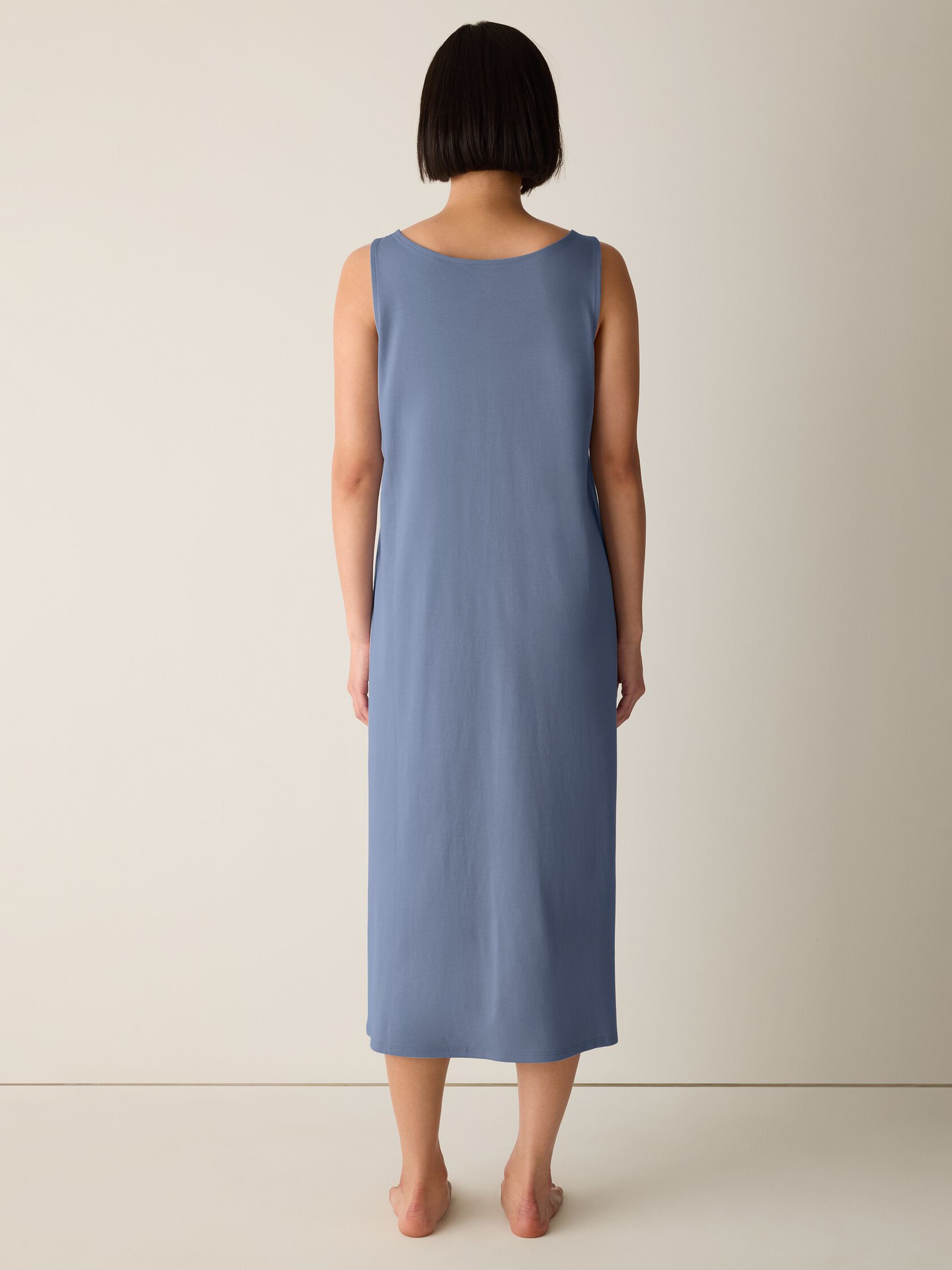 Organic Cotton Interlock Tank Sleep Dress