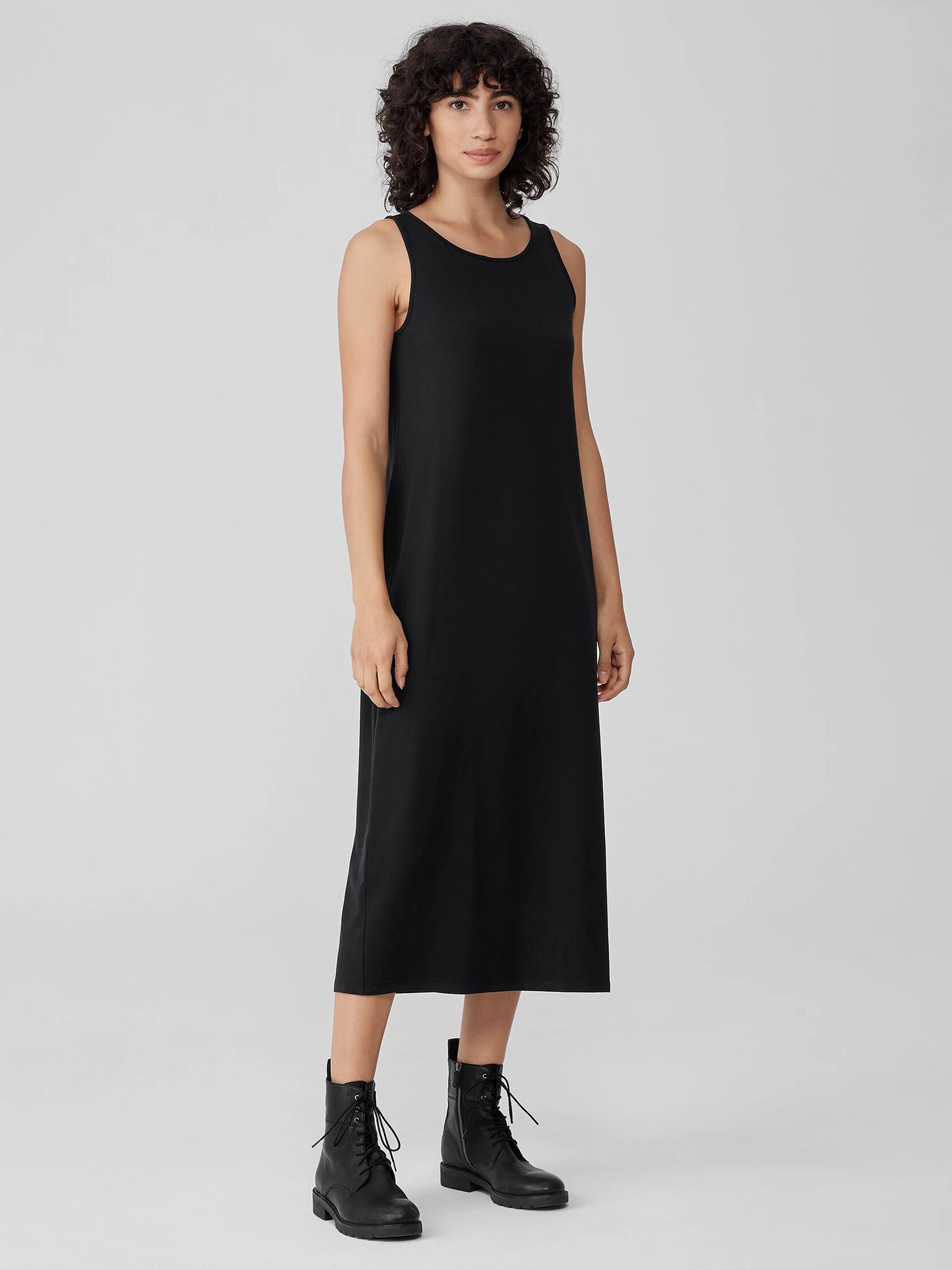 Stretch Jersey Knit Tank Dress