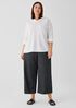Organic Linen Cotton Slub Hooded Top