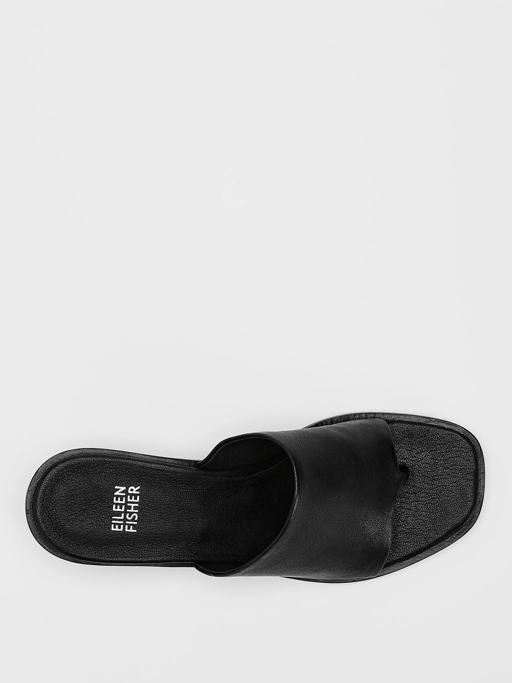 Airy Leather Slide