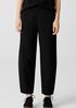 Cotton Blend Ponte Lantern Pant