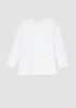 Lightweight Organic Cotton Terry Crew Neck Top