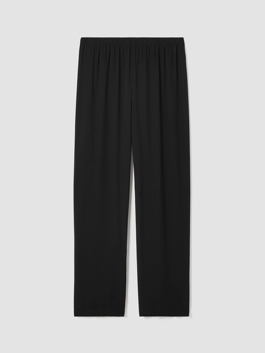 Silk Georgette Crepe Straight Pant