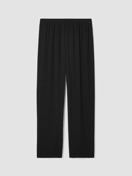 Silk Georgette Crepe Straight Pant