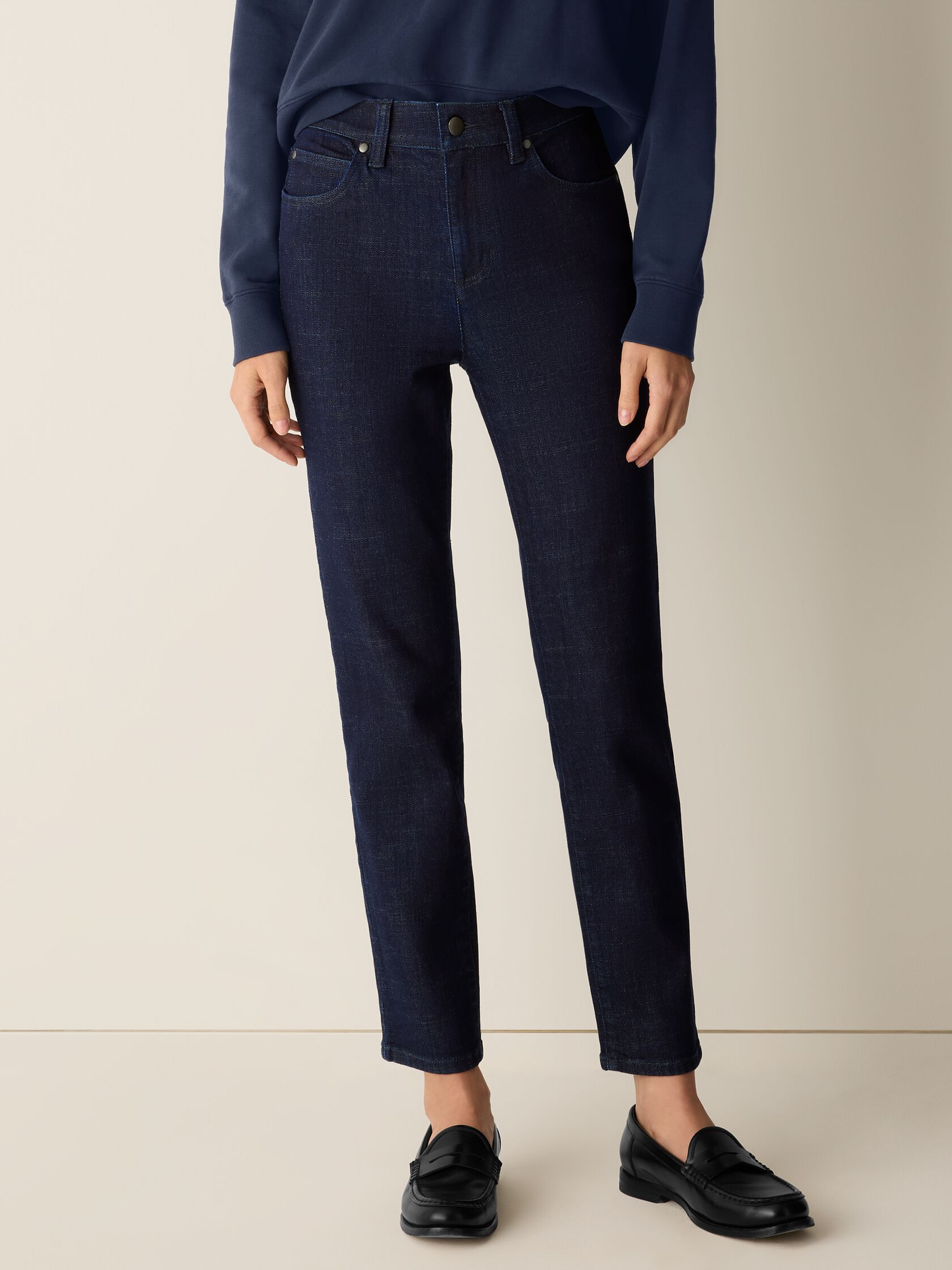 Cotton Stretch Denim Slim Jean