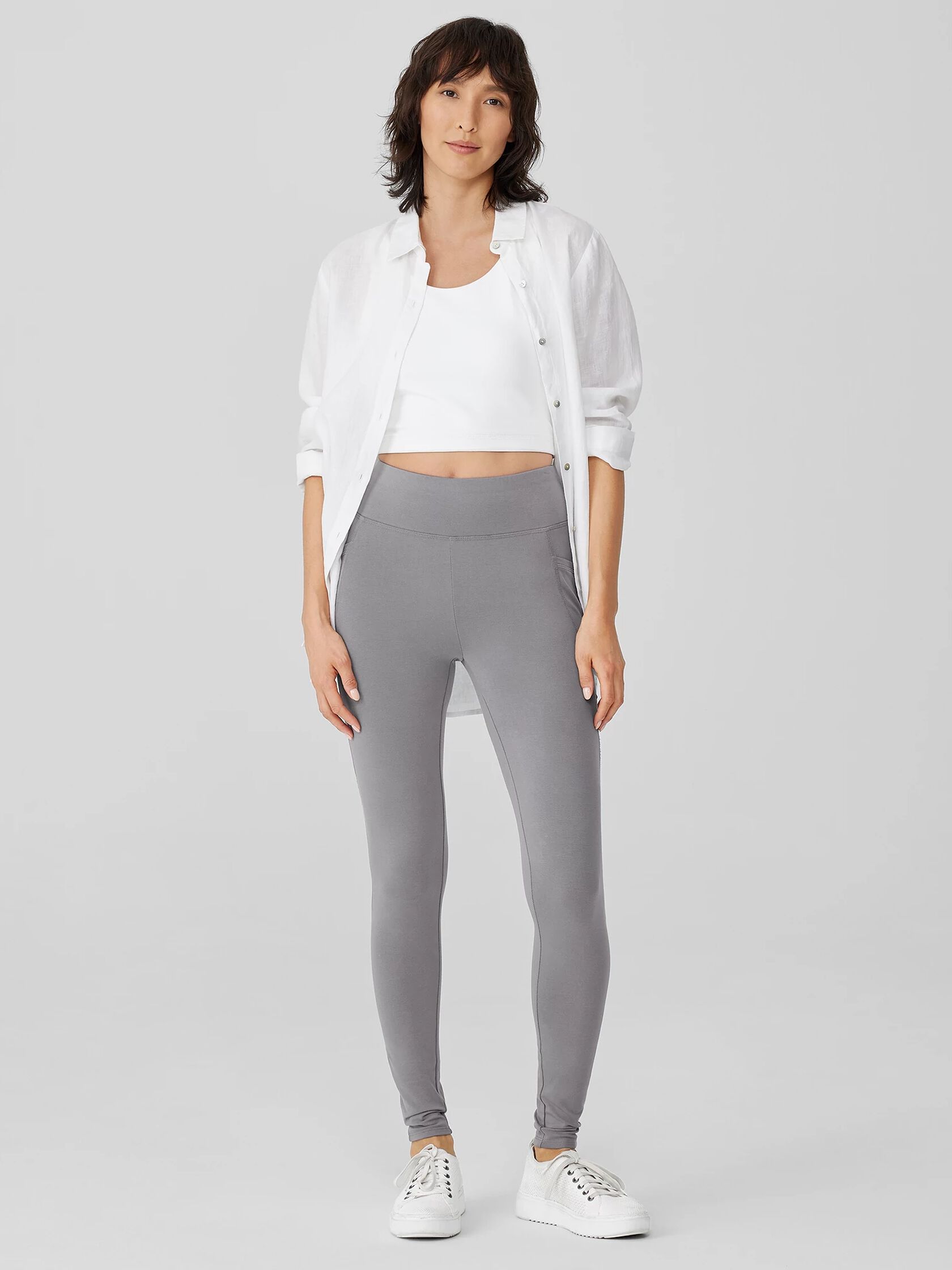 Pima Cotton Stretch Jersey Leggings