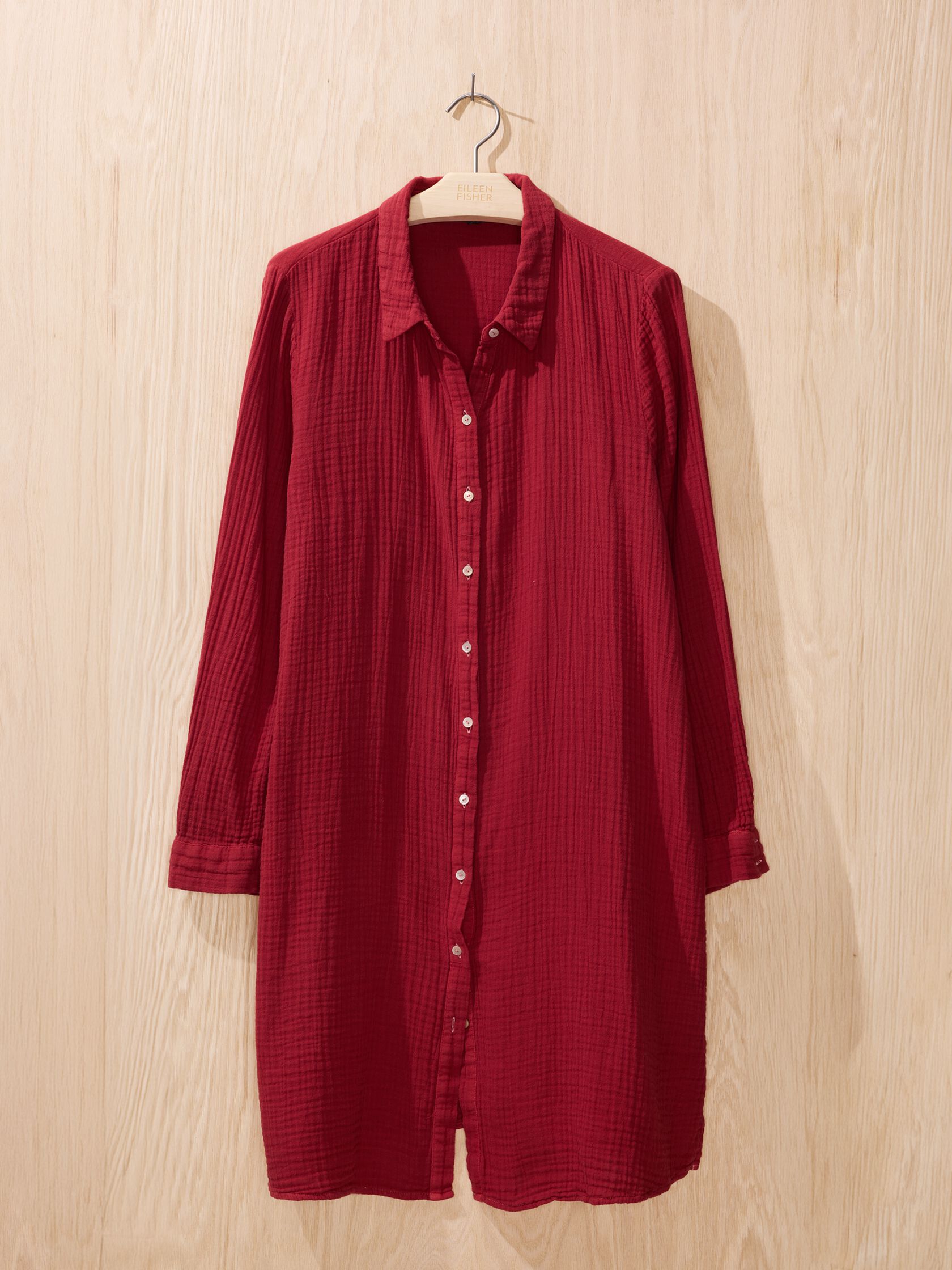 Renew Overdye Organic Cotton Shirtdress, S