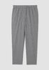 Organic Cotton Pucker Check Tapered Pant