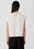 Silk Georgette Crepe Square Top
