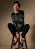 Peruvian Organic Cotton Cord Crew Neck Top