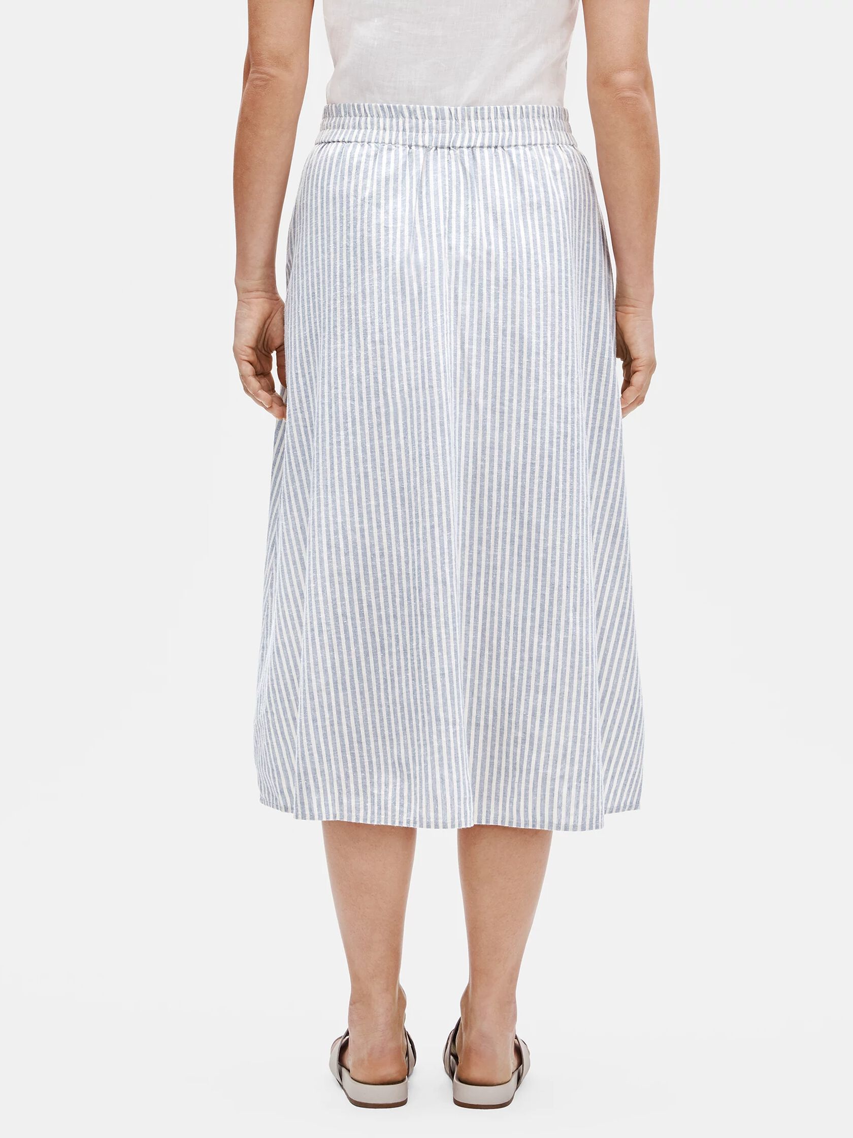 Hemp Organic Cotton Striped Skirt