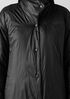 Eggshell Recycled Nylon Long Coat