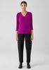 Fine Jersey Dolman-Sleeve Top