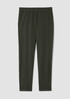 Washable Stretch Crepe Cuffed Pant