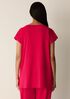 Organic Cotton Interlock Jewel Neck Sleep Tee
