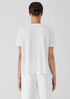 Organic Linen Jersey Crew Neck Tee