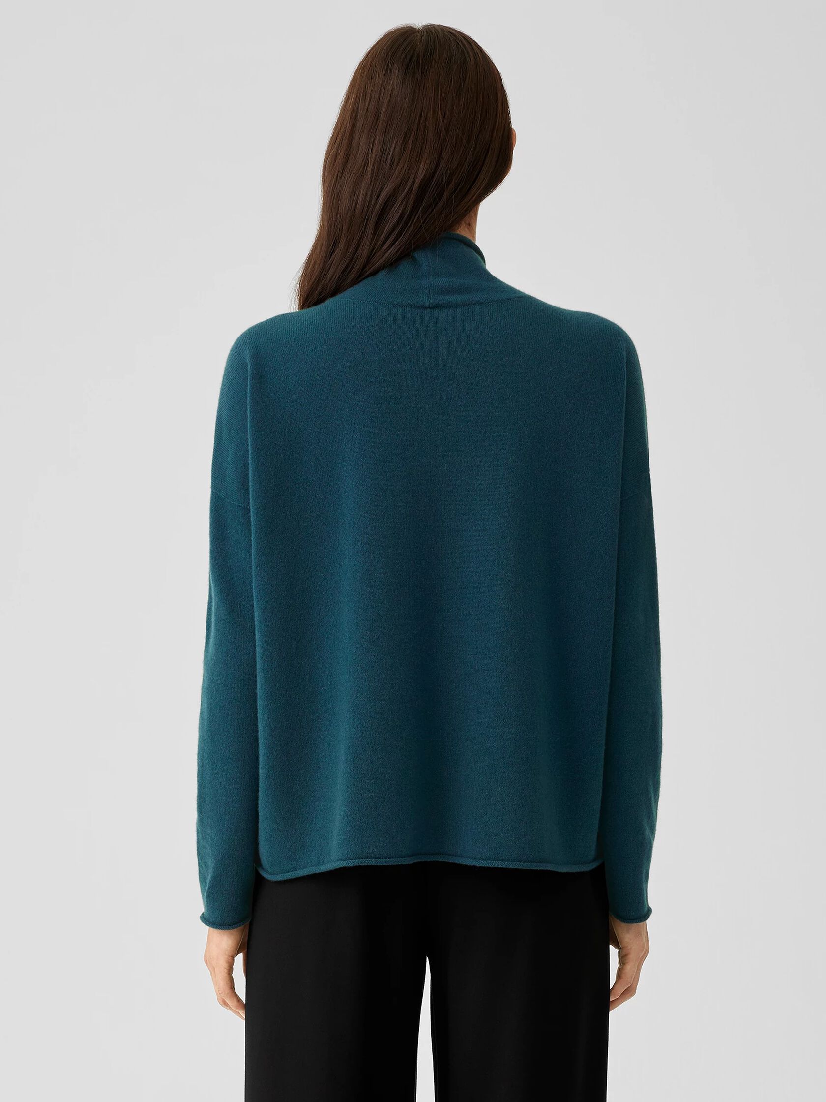 Italian Cashmere Turtleneck Top