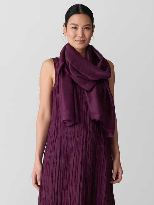 Washed Transitional Silk Scarf