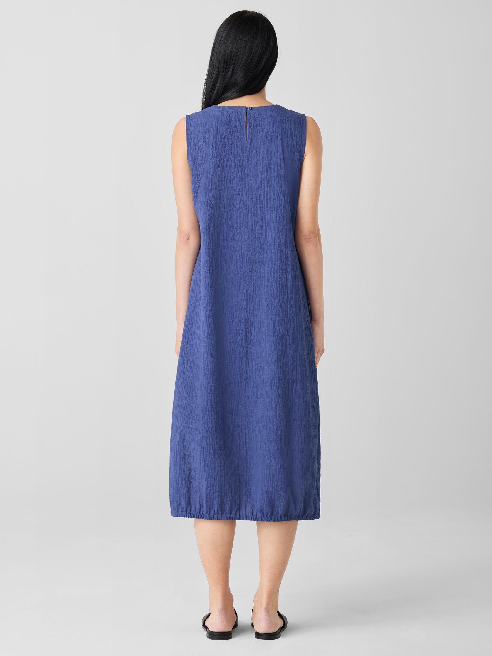 Organic Cotton Pucker Lantern Dress