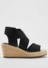 Willow Tumbled Leather Wedge Espadrille