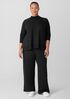 Cozy Brushed Terry Hug Mock Neck Top