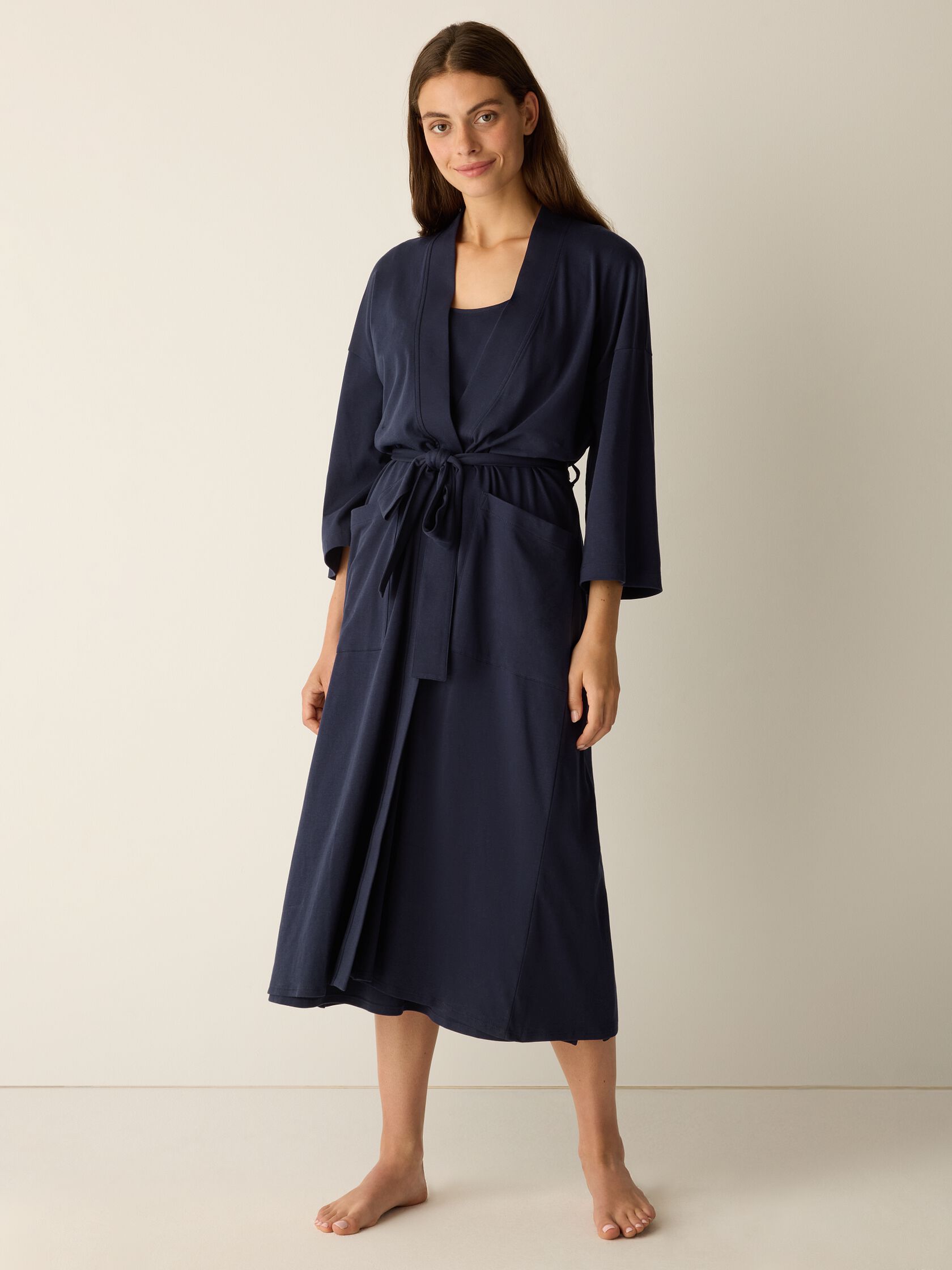 Organic Cotton Interlock Sleep Robe