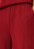 Organic Cotton Slubby Rib Knit Wide-Leg Pant