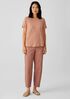 Organic Linen Jersey Crew Neck Tee