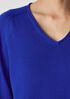 Peruvian Cotton Blend V-Neck Top