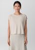 Organic Linen Cotton Square Top