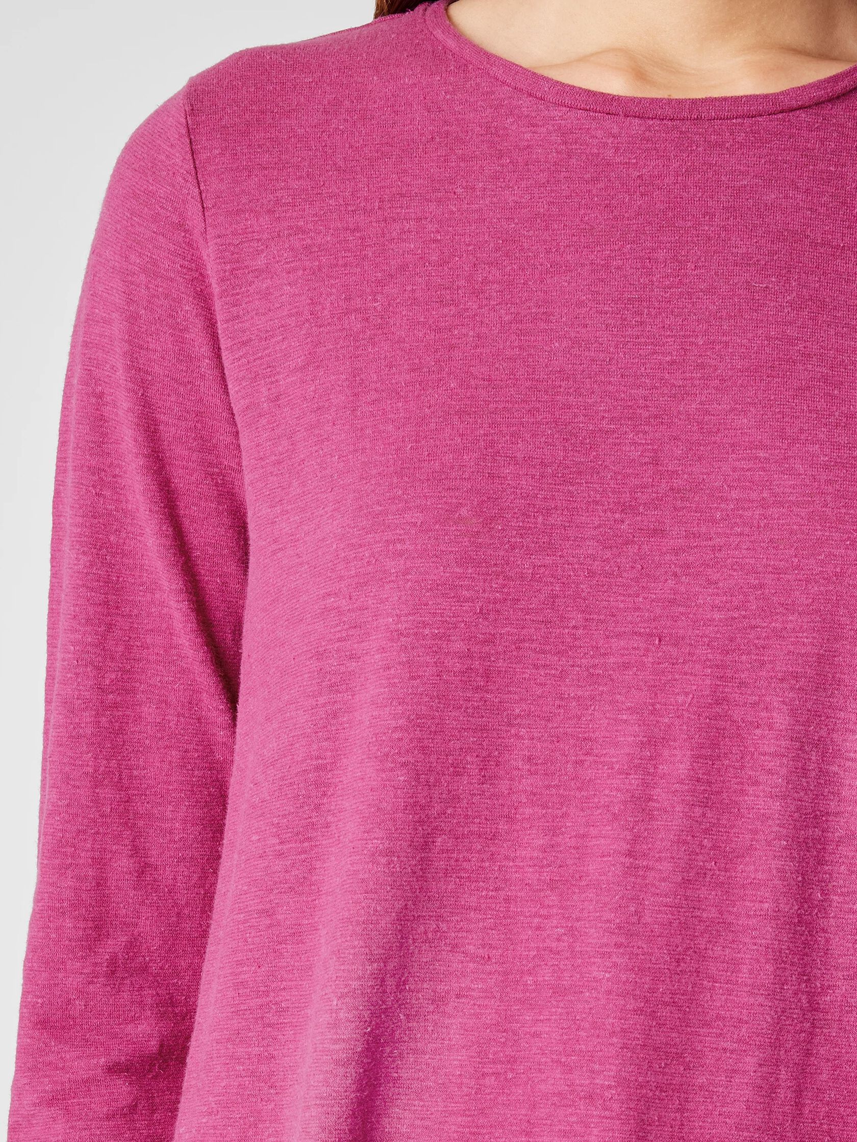 Hemp Organic Cotton Twist Crew Neck Top