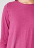 Hemp Organic Cotton Twist Crew Neck Top