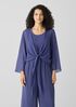 Sheer Silk Georgette Tie Jacket