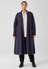 Boiled Wool Jersey High Collar Jacket