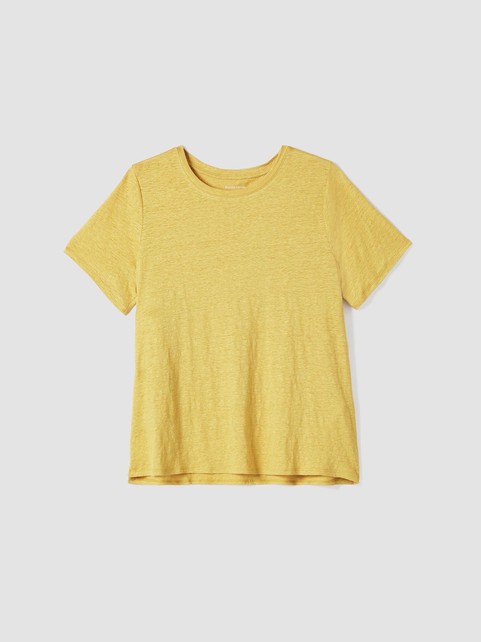 Organic Linen Jersey Crew Neck Tee