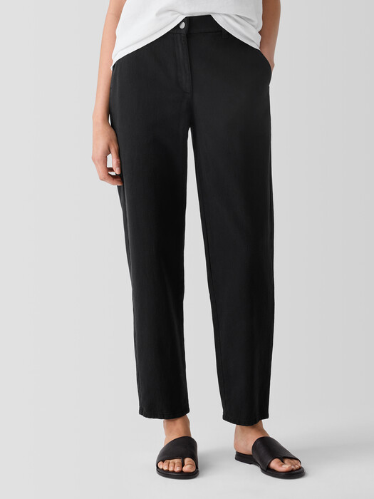 Garment-Dyed Utility Organic Cotton Tapered Pant