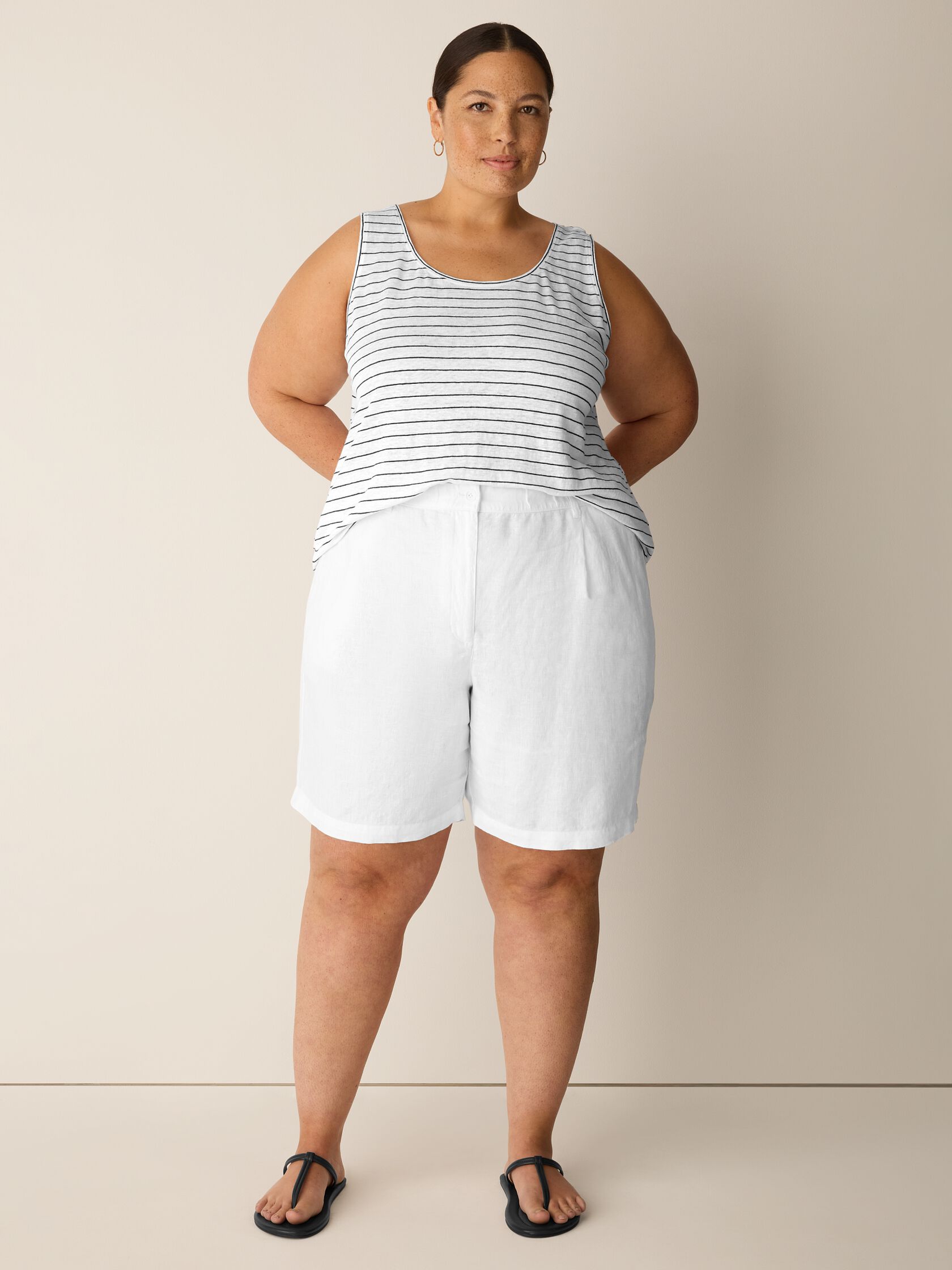 Organic Linen Shorts