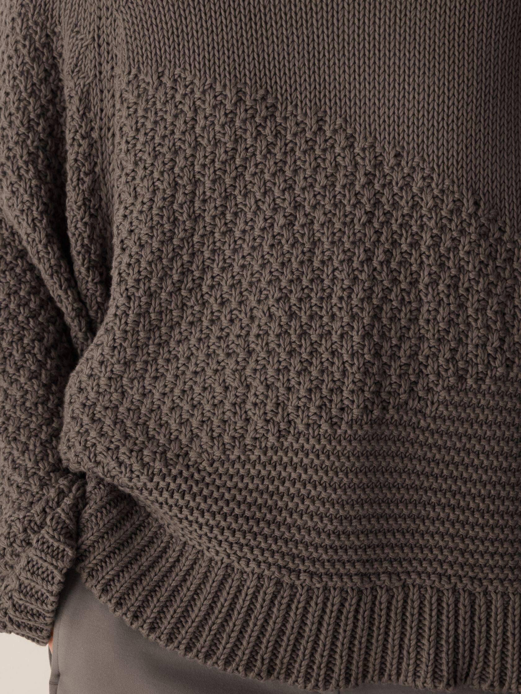 Peruvian Organic Cotton Cord Crew Neck Top