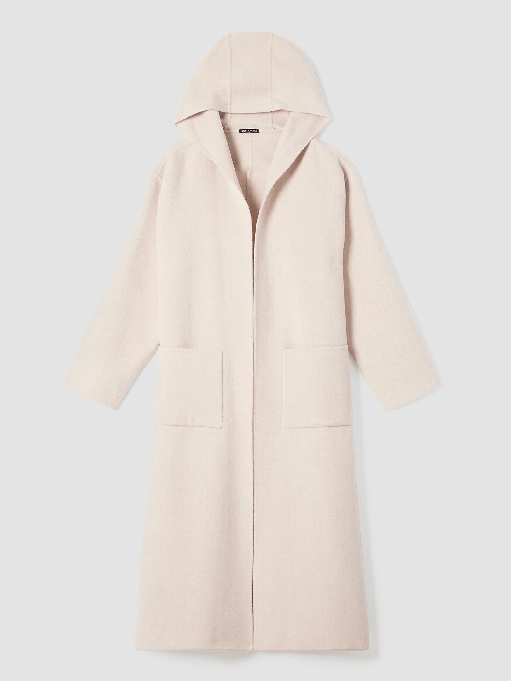 Doubleface Wool Cloud Hooded Coat