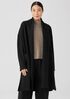 Lightweight Boiled Wool Coat in Responsible Wool