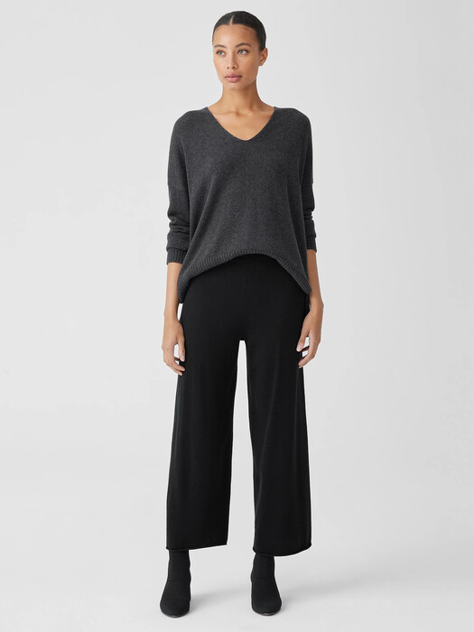 Merino Jersey Straight Pant