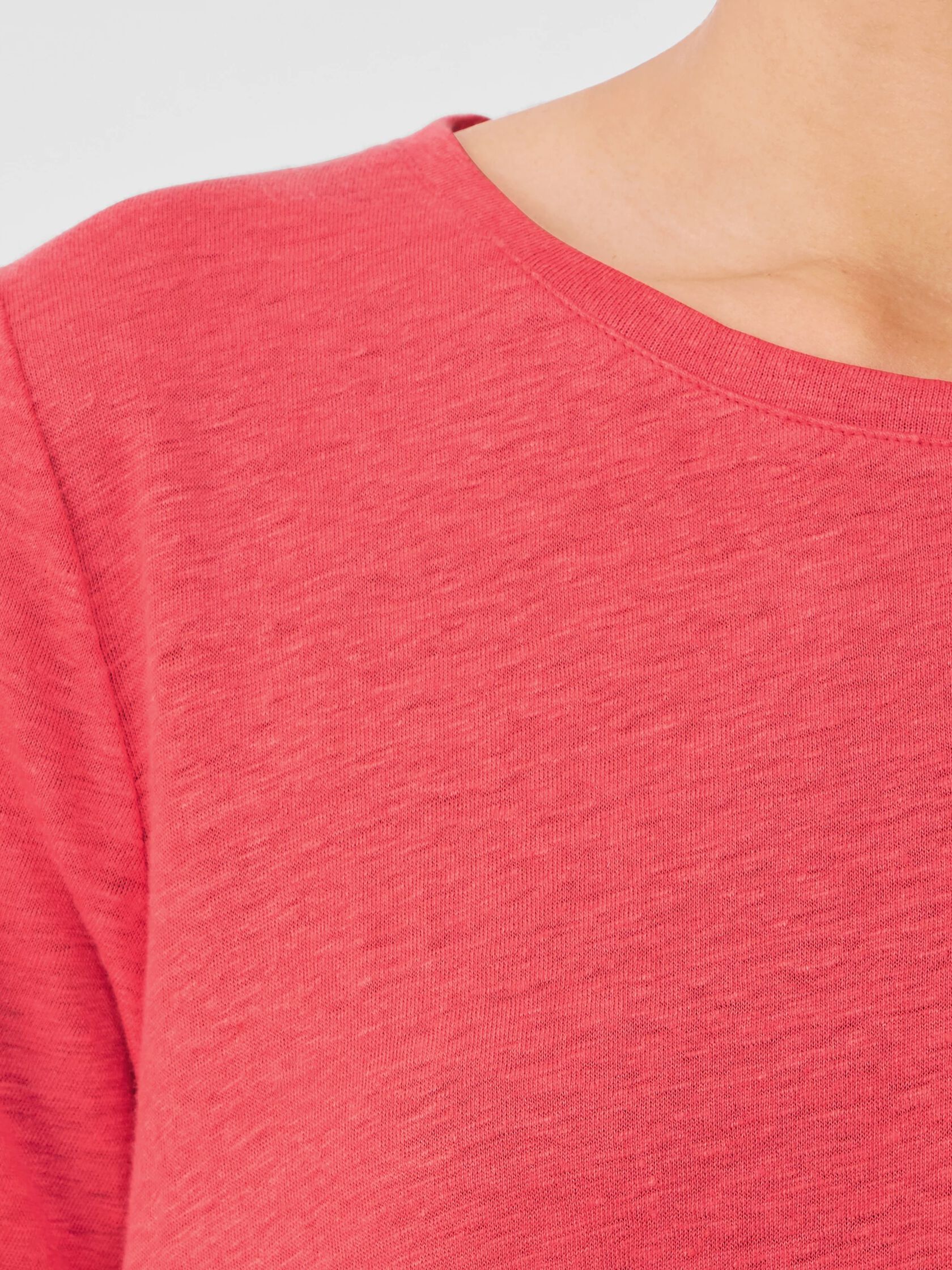 Organic Linen Jersey Crew Neck Tee
