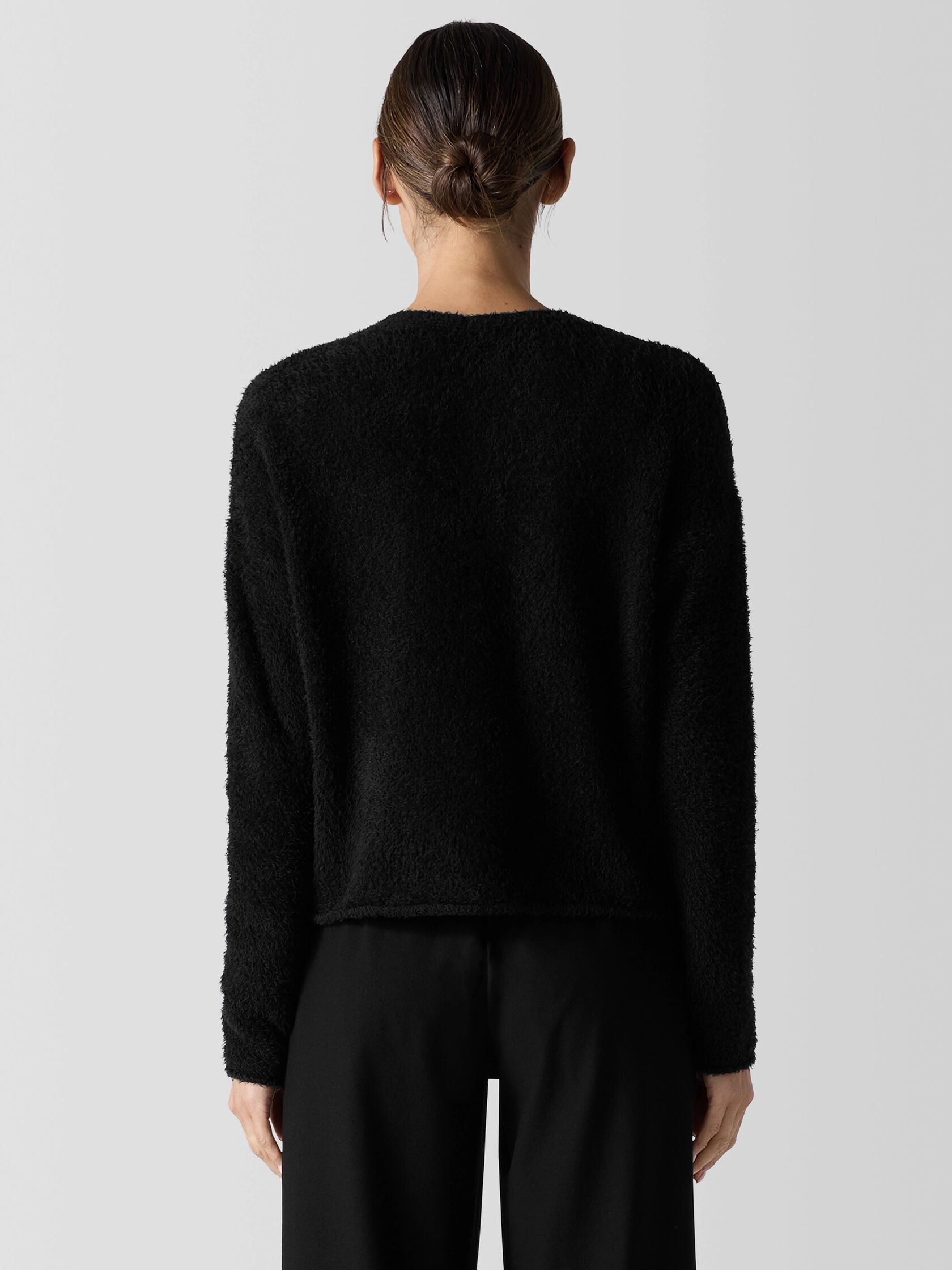 Organic Cotton Eyelash Cardigan