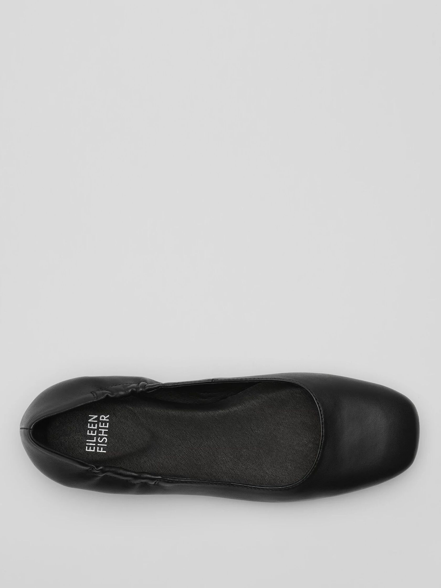 Selle Nappa Leather Ballet Flat | EILEEN FISHER