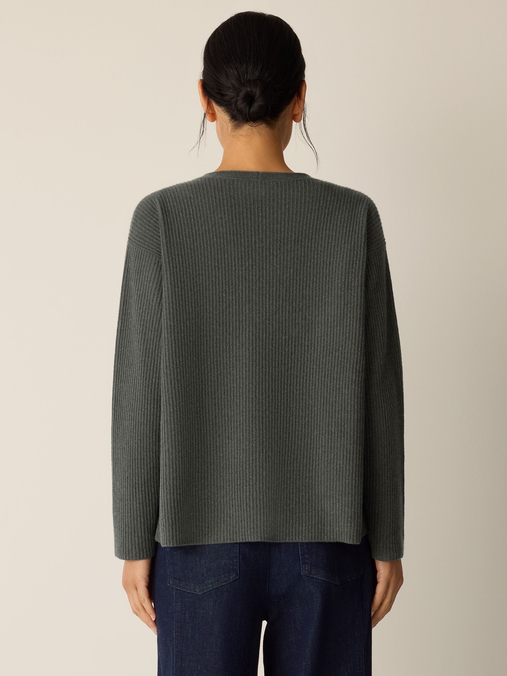 Italian Cashmere V-Neck Top