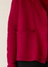 Fine Felted Wool Notch Collar Cardigan in Regenerative Wool