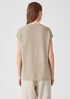 Organic Linen Delave V-Neck Top